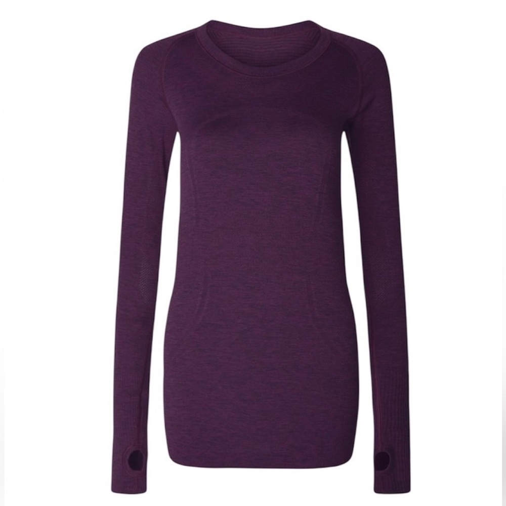 Lululemon Athletica Deep Purple Long Sleeve Tee - Picture 5 of 15